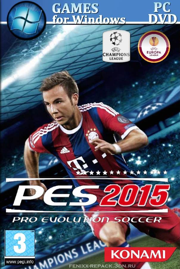 Обложка игры Pro Evolution Soccer 2015