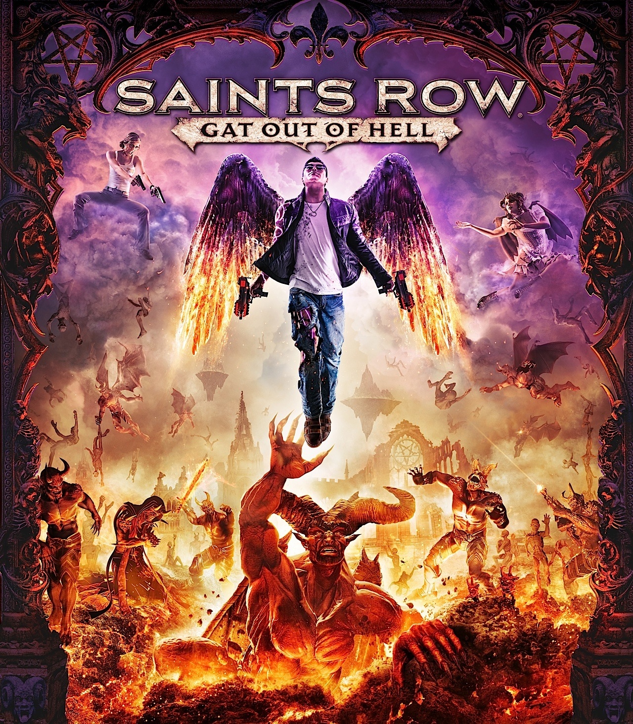 Обложка игры Saints Row: Gat Out of Hell