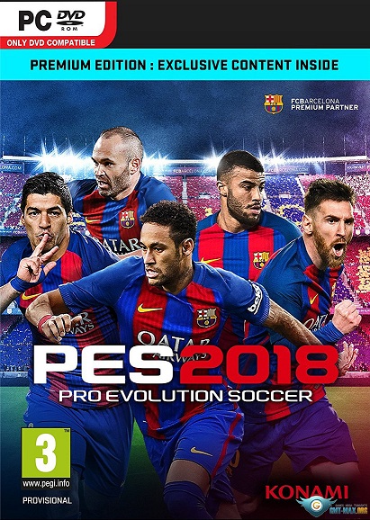 Обложка игры Pro Evolution Soccer 2018