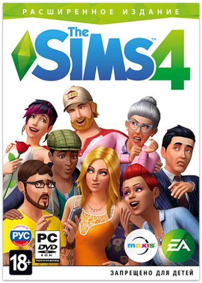 Обложка игры The Sims 4: Deluxe Edition